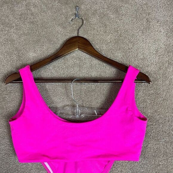 Prettly Little Thing Mix & Match Swim Bikini Top & Bottom Size 12/8 Pink 2 Piece - Picture 3 of 9